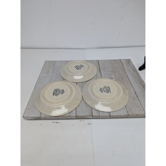 Set of 3 Vintage Imperial W. Dalton Stoneware Cup & Saucer Tangerine Japan - Picture 6 of 7